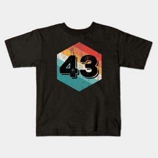 Vintage 1943 Retro Legendary, Birthday Kids T-Shirt